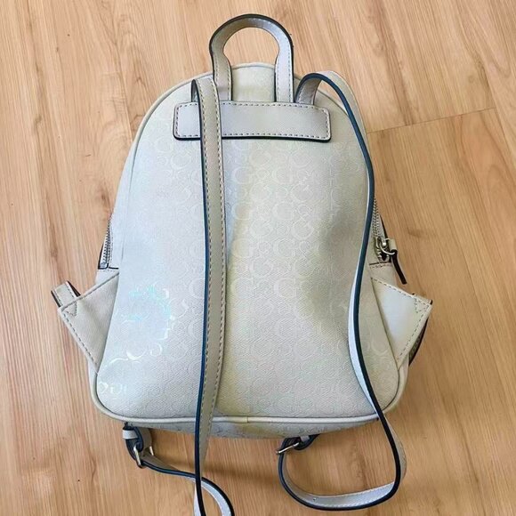 GUESS Los Angeles Dusty Mauve Medium Backpack Purse With Bow main image 5